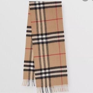 Burberry Nova check cashmere scarf